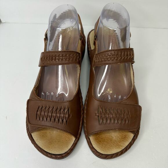 Romika Womens size 11 42 Adjustable Leather Comfort Sandals Open Toe Slingback - Picture 3 of 10